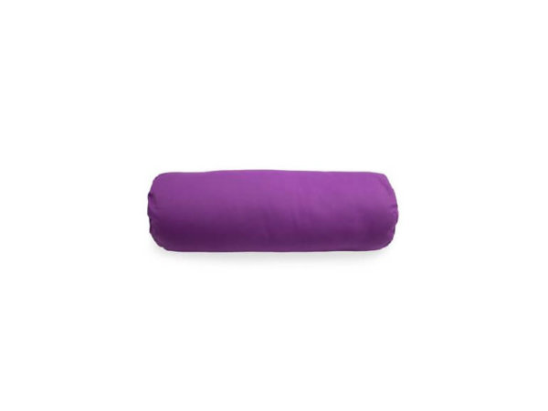 Buckwheat Support Bolster Pillow – Plum