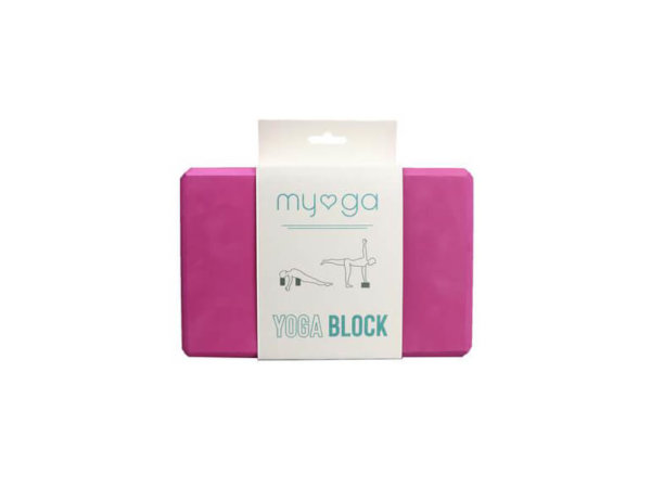 Small Foam Yoga Block – Plum
