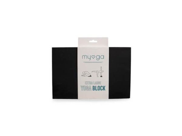 Extra Large Foam Yoga Block – Black
