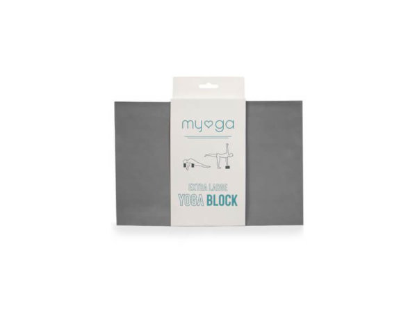 Extra Large Foam Yoga Block – Grey